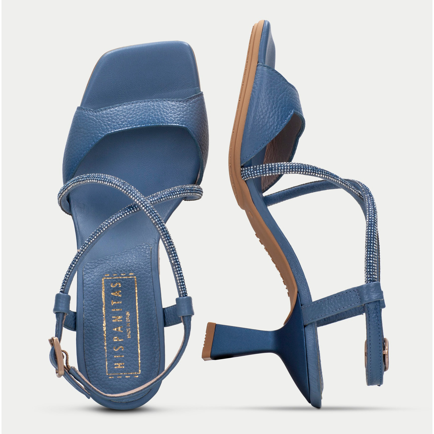 Sandalia Tacon Danielle Azure 6 cm