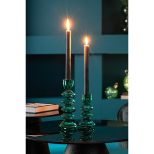 J-Line Chandelier - verre - turquoise - 2 pièces