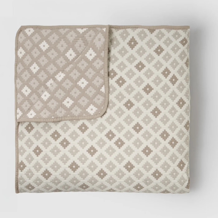 Colcha jacquard ayana arena