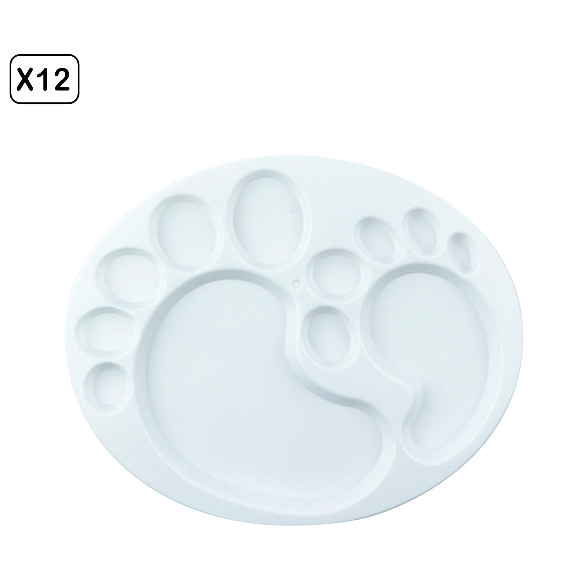 Pack 12 Uds. PALETA PIÉS DE BEBÉ 18 x 14.5 cm