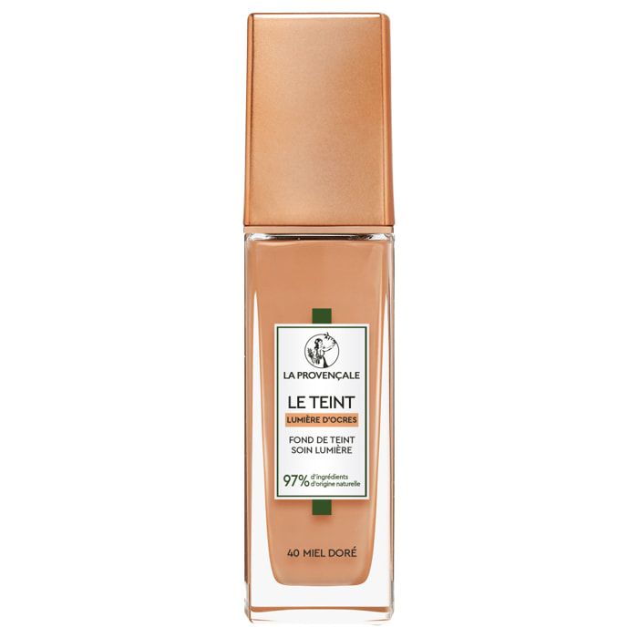 La Provençale Le Fond de Teint Soin Lumière Naturel 40 Miel Doré 30ml