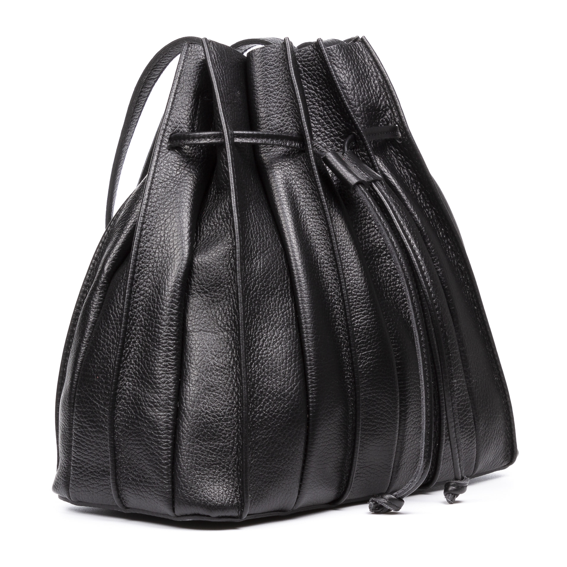 Albiolo borsa a spalla da donna. Pelle autentica finitura Dollaro.