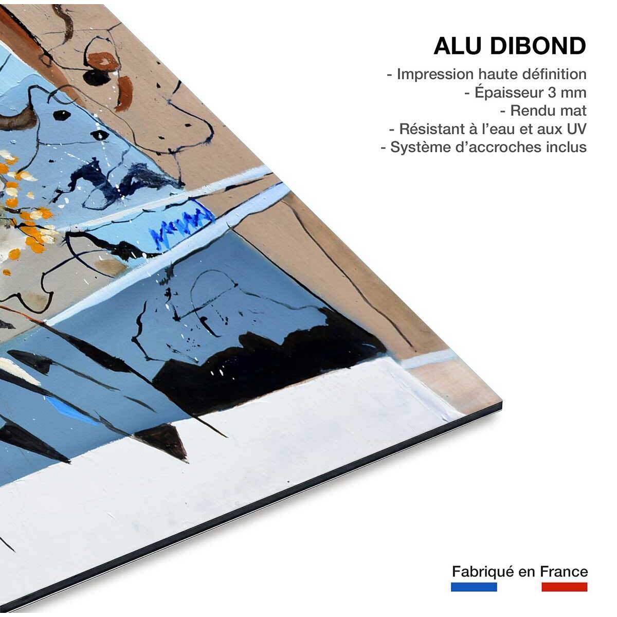 Tableau collage arlesienne Tableau alu Dibond