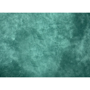 Copridivano 2 Posti Elasticizzato In Tinta Unita Effetto Velluto Modello Morbidissimo Colore Verde