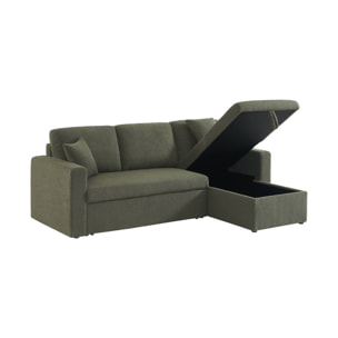 Canapé convertible réversible 3 places bouclette IDA BOUCLETTE