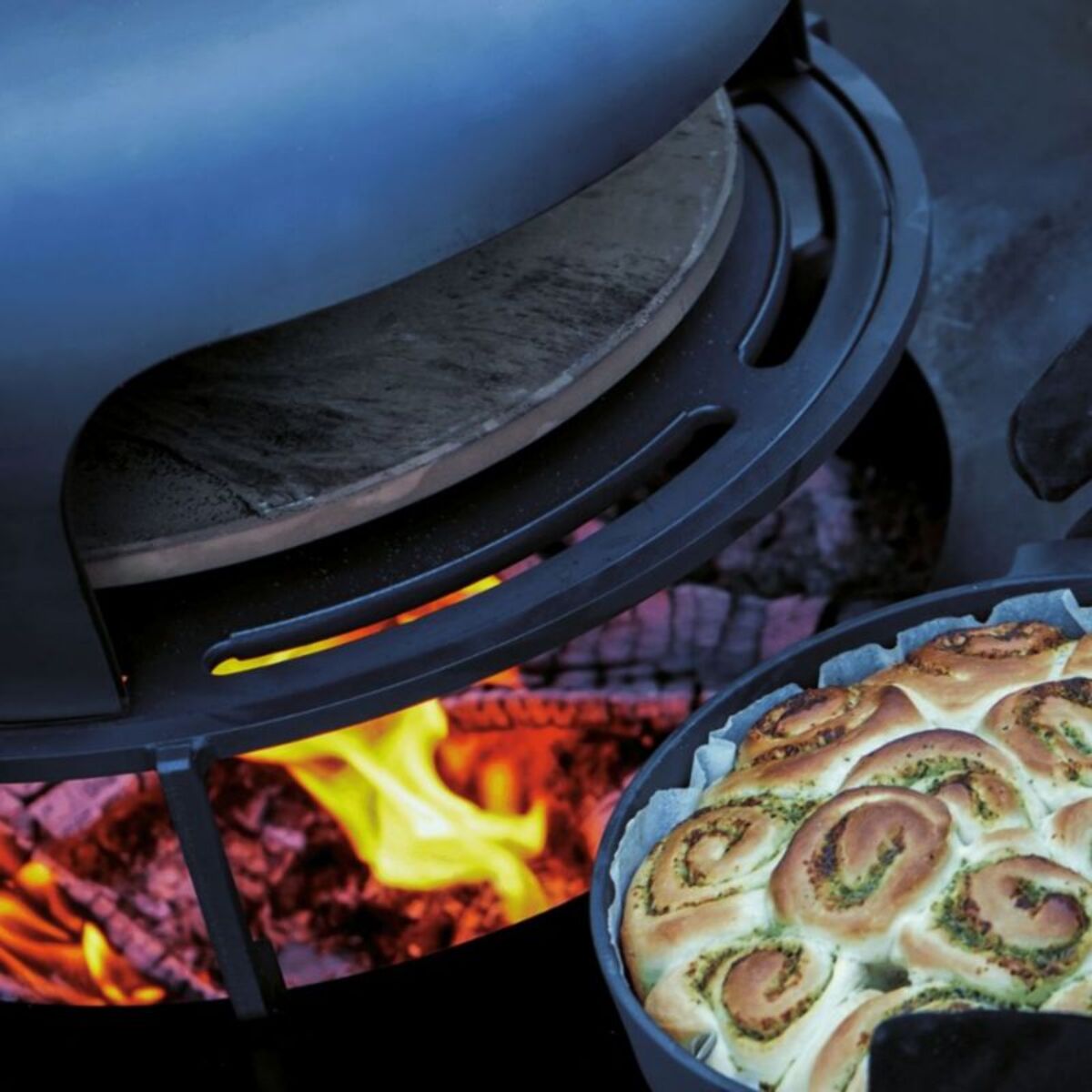 Grille barbecue OFYR OA-PO-85 (Oven 100 avec pelle + pierre à pizza)