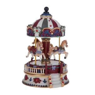 Carosello h19 cm con cavallini carillon - Pezzi 1 - ALTRO - Bianchi Dino SpA