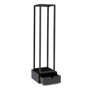 Range bûches vertical avec tiroir 125 cm