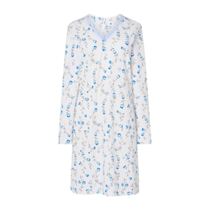 Camisón largo Celeste