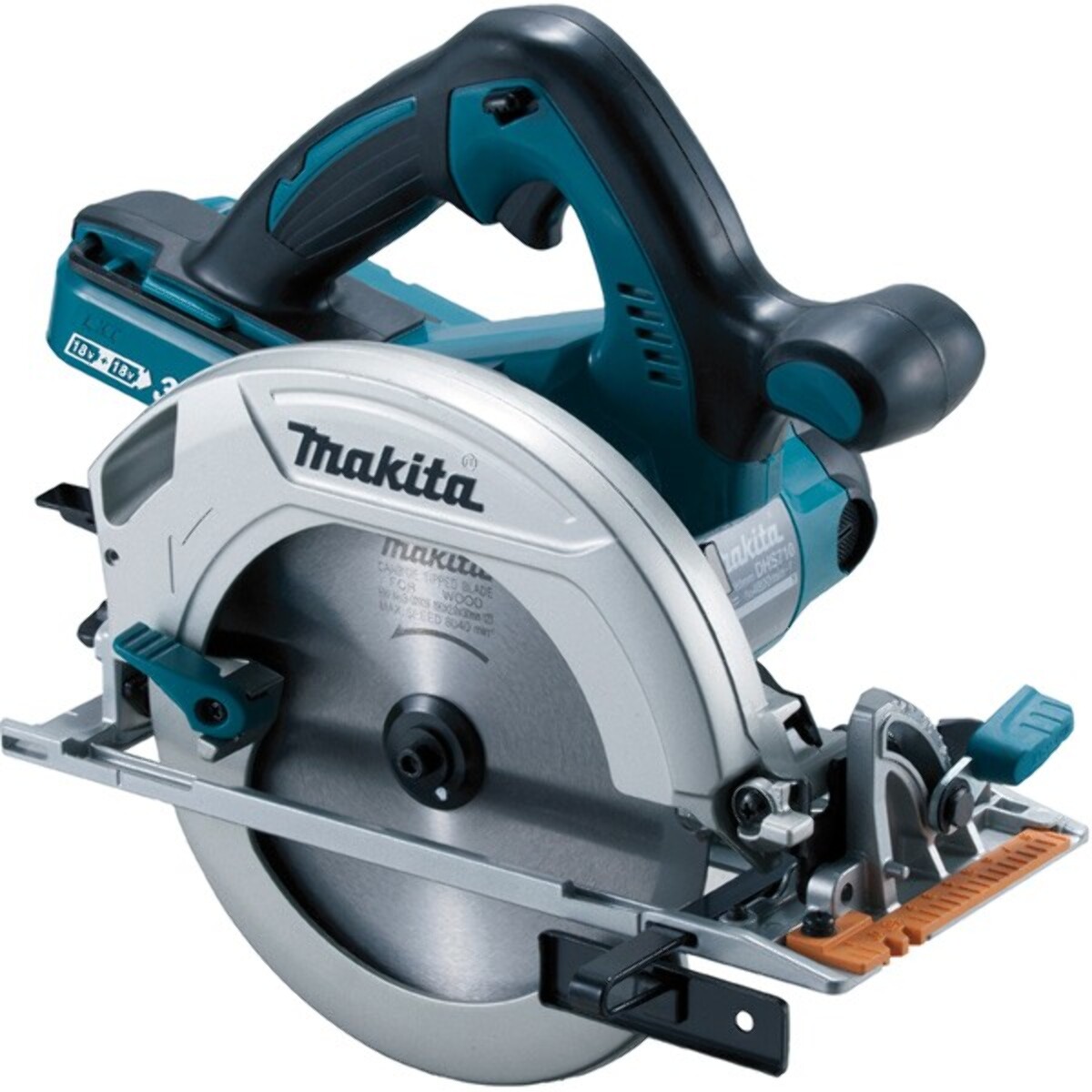 Scie circulaire MAKITA 36V => 2 x 18 V Li-Ion Ø190 mm - Sans batterie, ni chargeur - DHS710ZJ