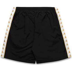Kappa - Pantaloni Corti Uomo Nero - 222 Banda Nardo