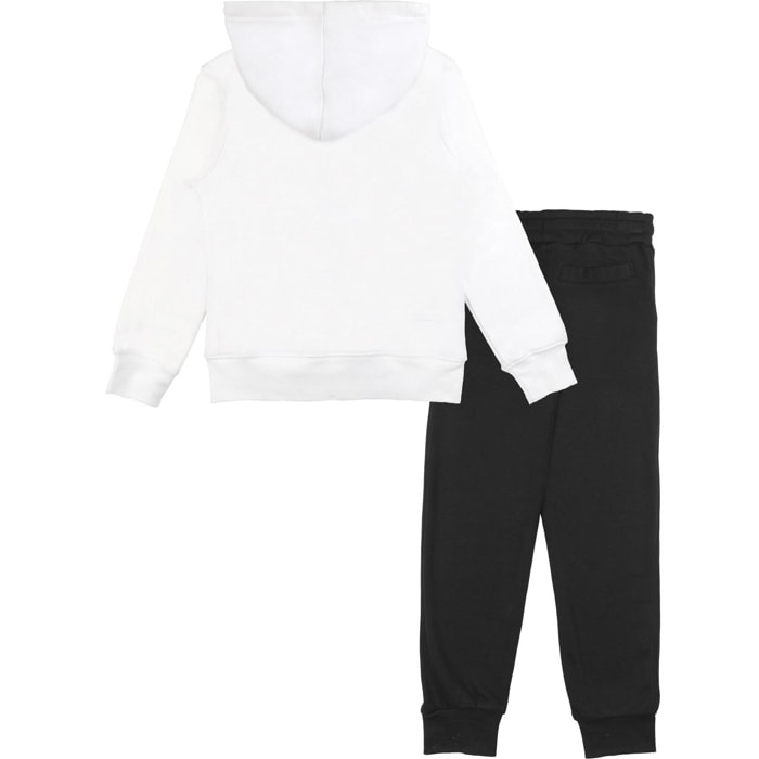 Tuta da bambino in cotone non garzato con cappuccio Leone Super Gold