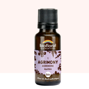 Biofloral - 01 Agrimony, Aigremoine - Bio - Granules - 19.5 g