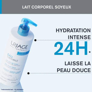 Eau Thermale - Lait Velouté Corps - Hydratation 24H, Effet Lissant
