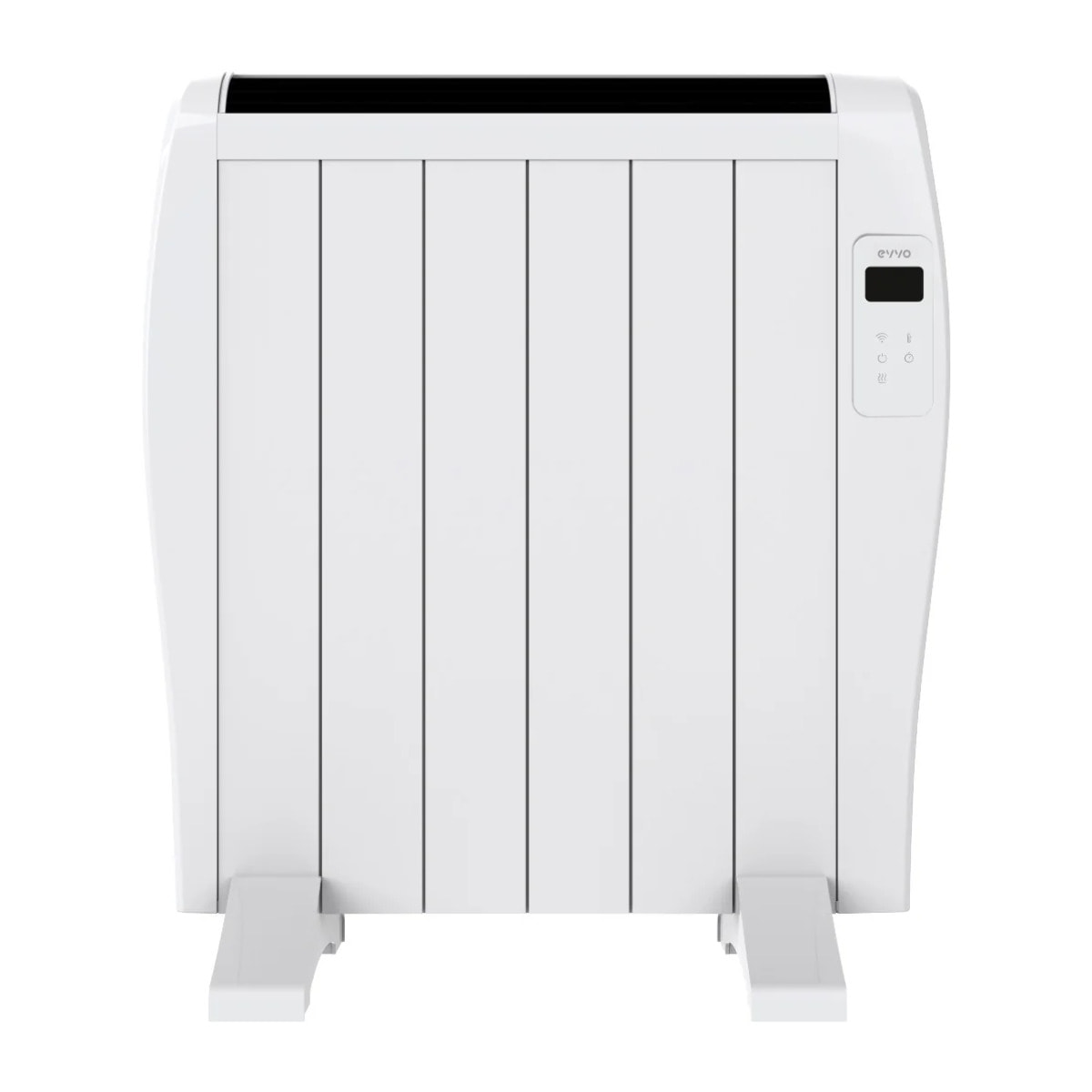 Emisor Térmico EVVO C6 Blanco, 900W, 6 elementos, Wifi, Control remoto, Temporizador