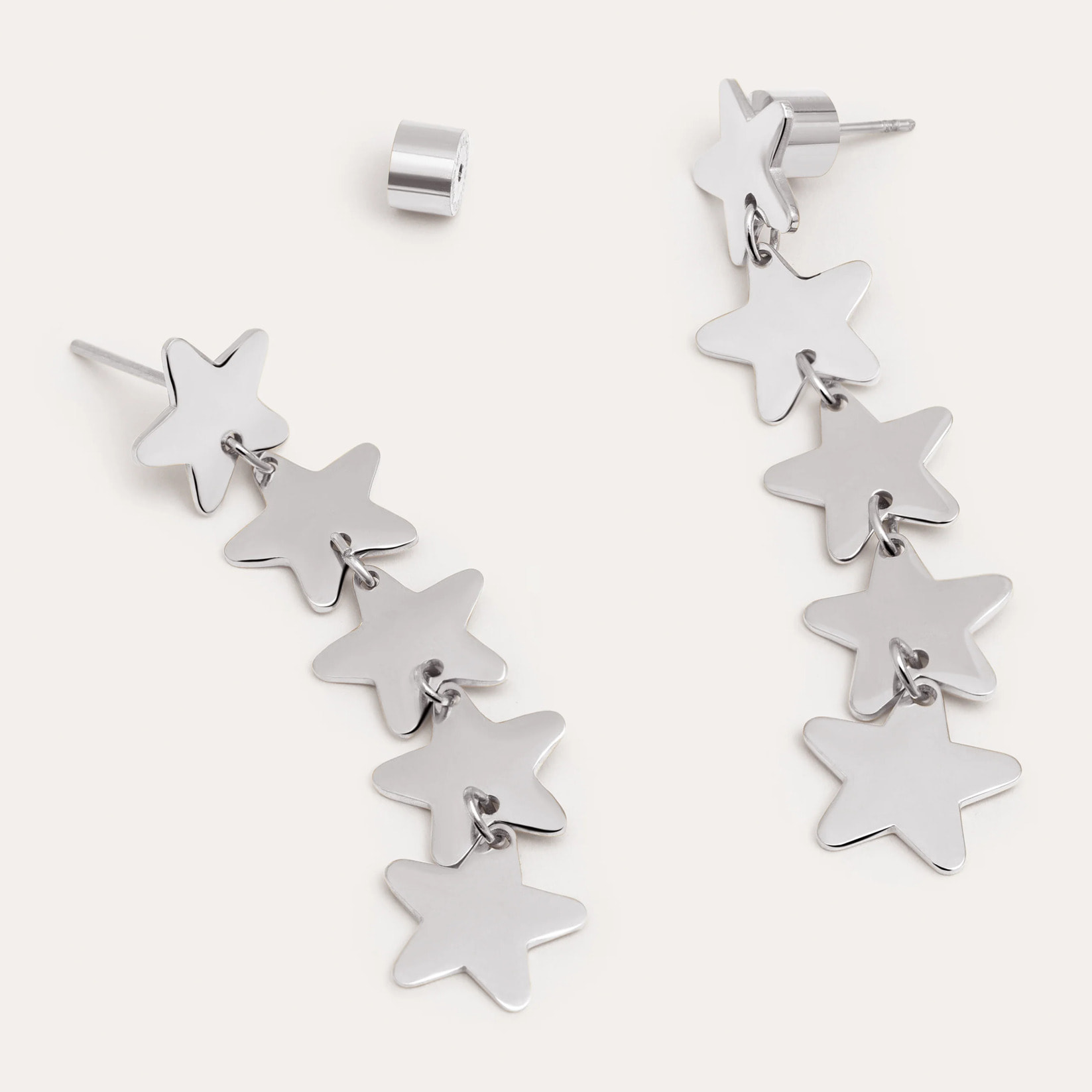 Pendientes Five Stars Acero