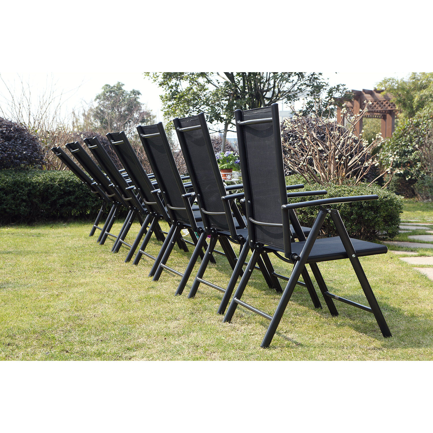 Lot de 2 fauteuils de jardin CALAMATA