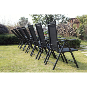 Lot de 2 fauteuils de jardin CALAMATA