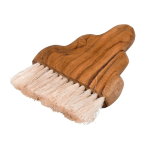 Brosse de nettoyage triangle en fibres d'ananas et bois de teck - LUGO