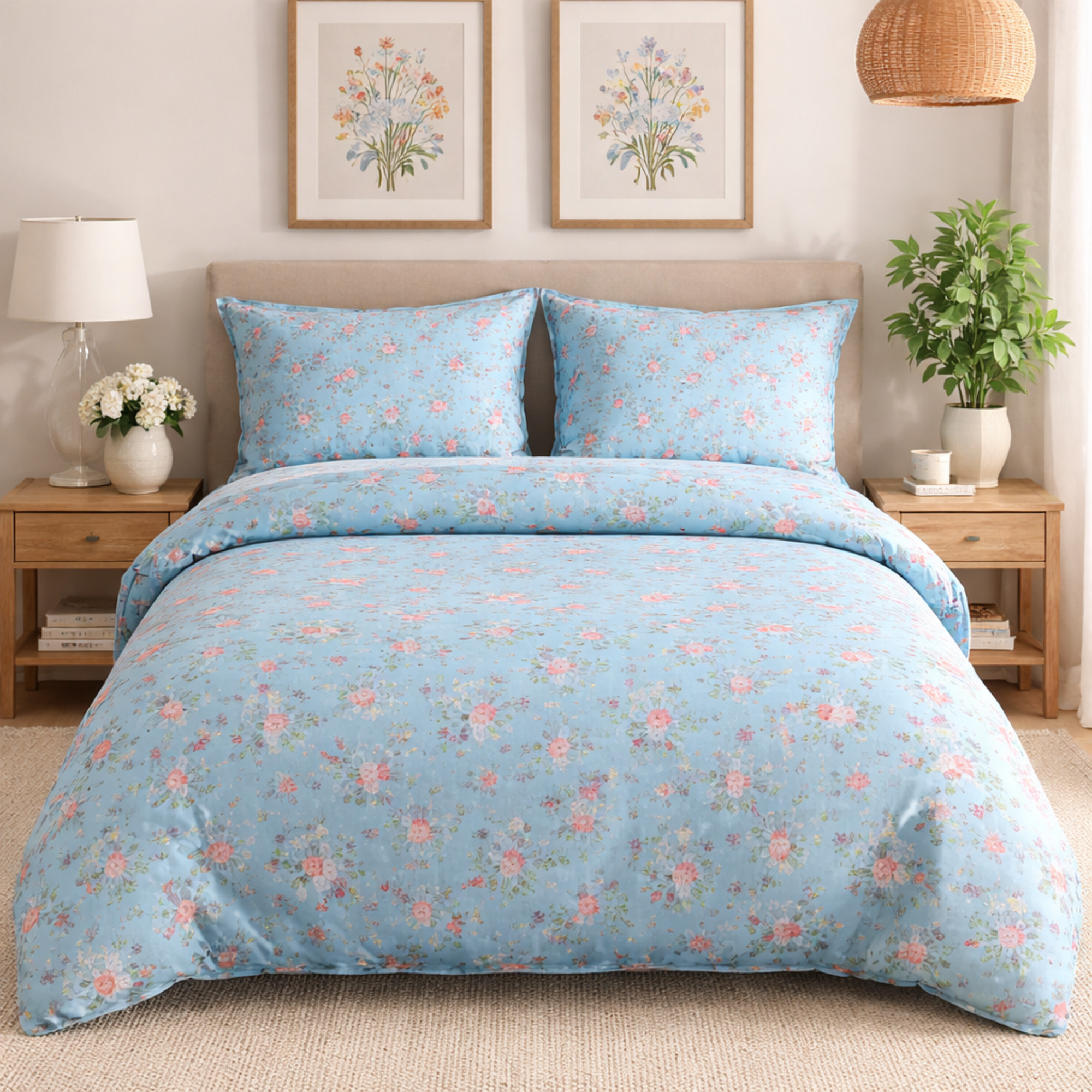 UNO CASA DESIGN Completo Letto In Puro Cotone Faldo