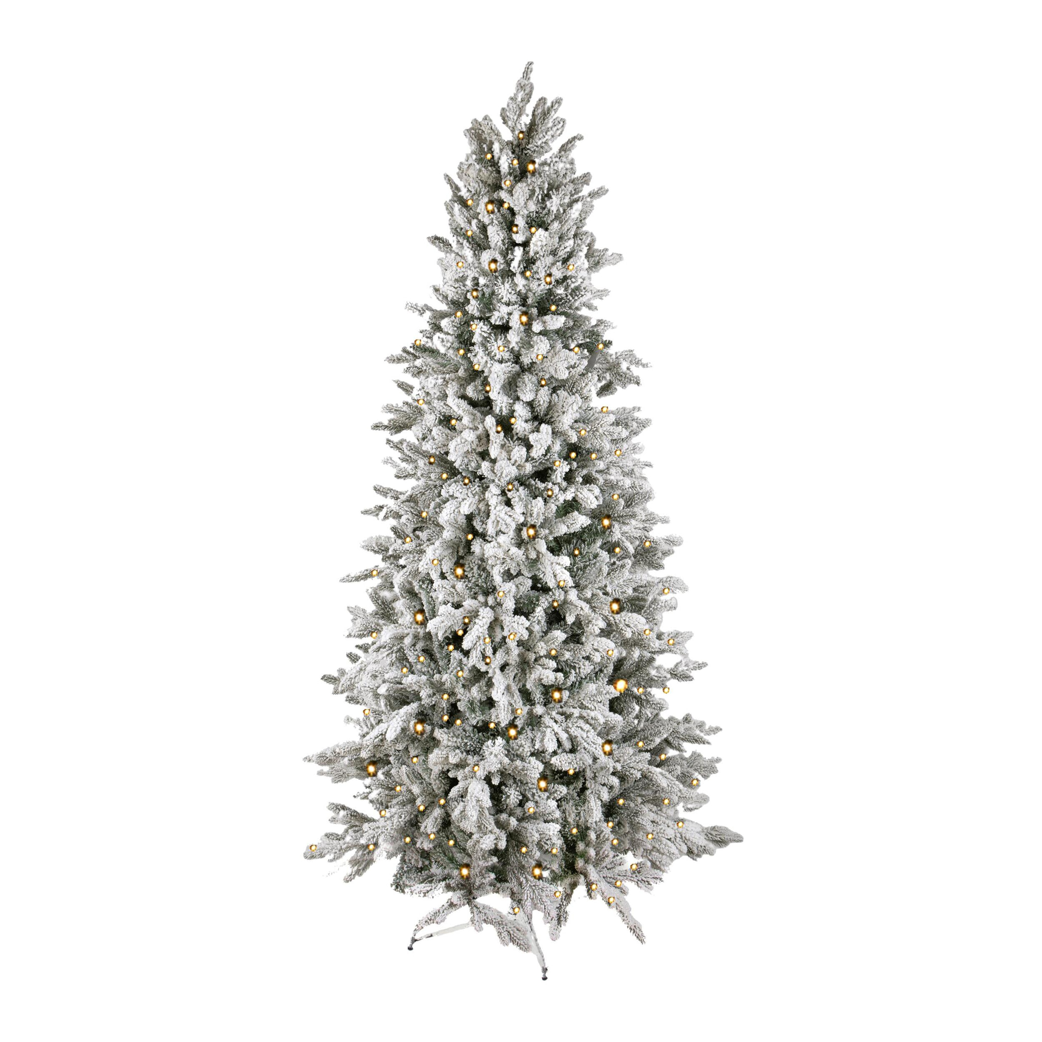 230 ab.cervino med con neve 600 led 1026/t - Pezzi 1 - VERDE - Bianchi Dino SpA