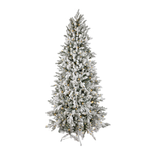 230 ab.cervino med con neve 600 led 1026/t - Pezzi 1 - VERDE - Bianchi Dino SpA