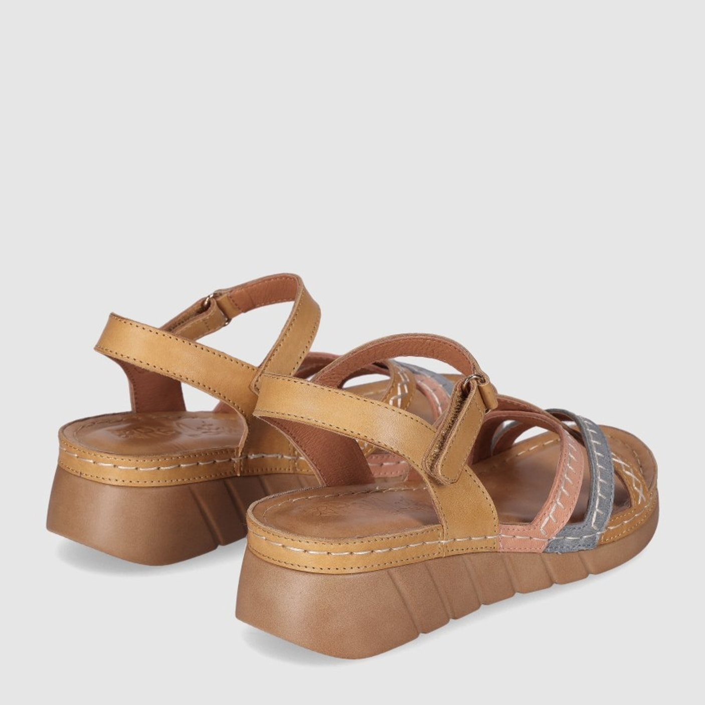 Sandalias de Piel - Cuero - Tacón: 3 cm