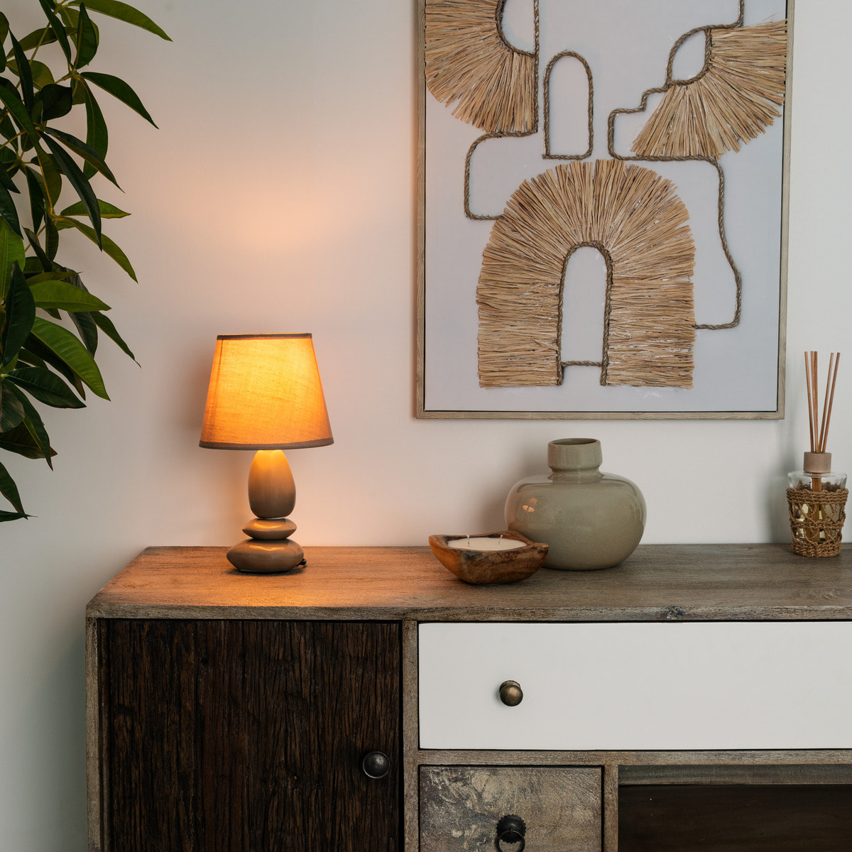 Lampe "Luis" - céramique H30 cm