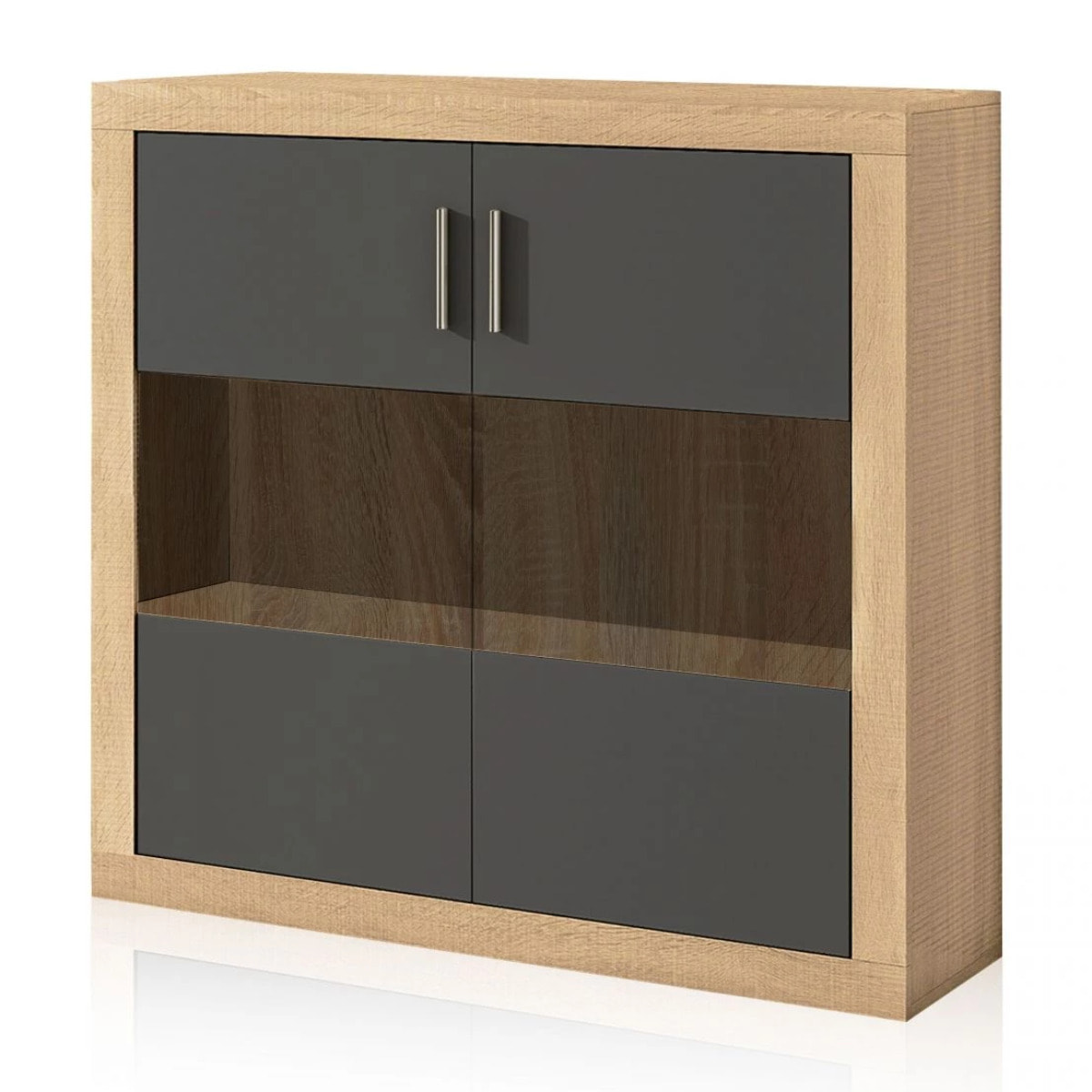 Bodeguero Nuka 2 puertas Cambria - Grafito