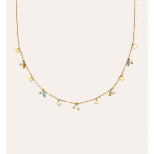 Collar Shamira Acero Baño Oro