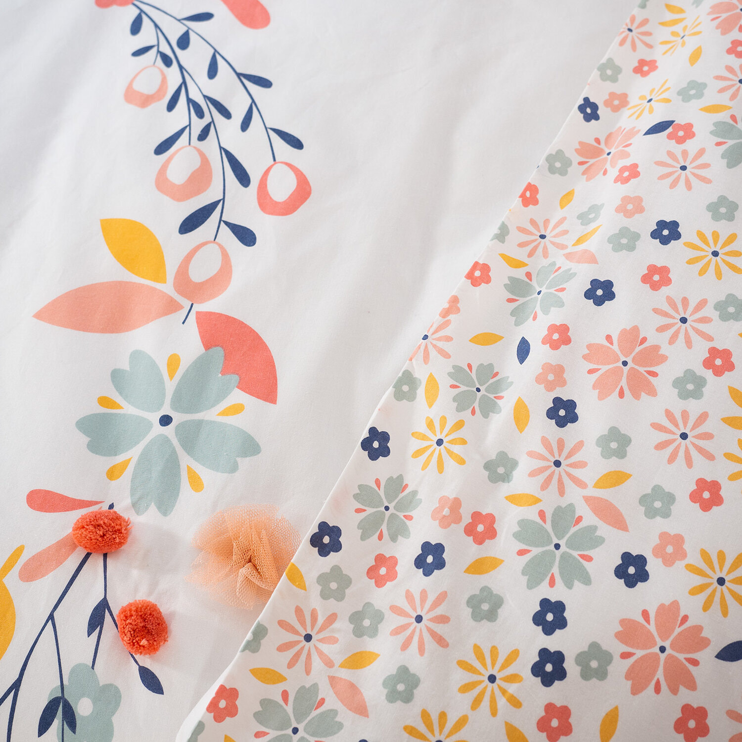 Parure de lit enfant 100% coton - hello