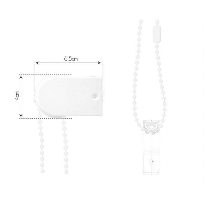 Estor Poliéster enrrollable opaco liso OPACARA PLATA PURLINE  W