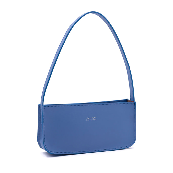 Borsa a spalla da donna - Modello Evelyn Lux - Vera pelle - 26.0 x 12.0 x 6.0 cm