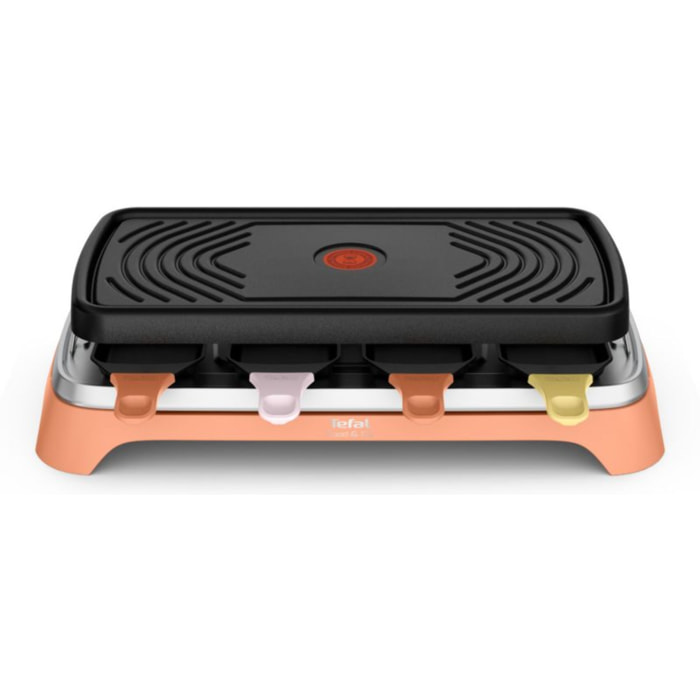Raclette TEFAL 2 en 1 plancha Food & Co x8 RE651JF0