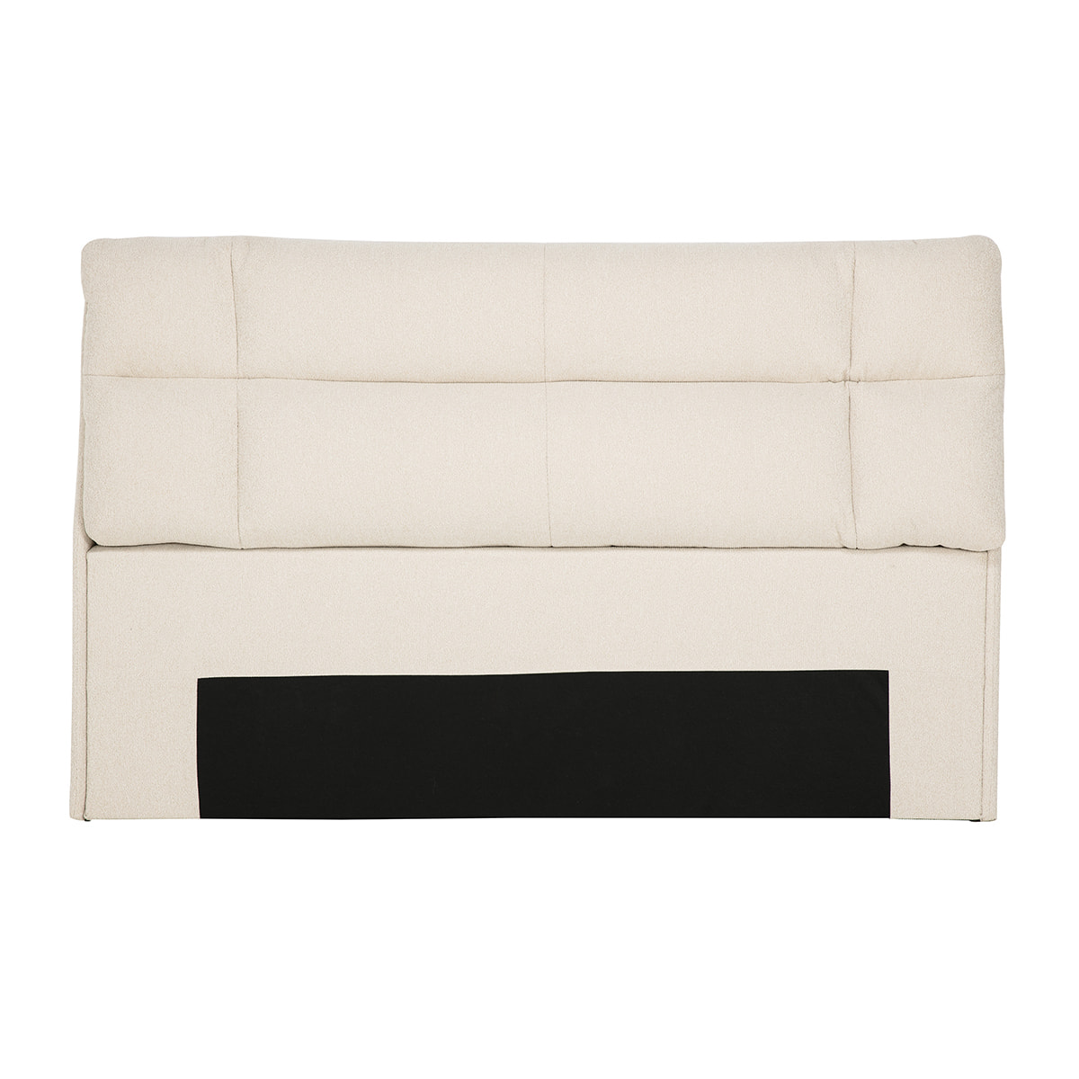Tête de lit en tissu texturé beige L160 cm HONO
