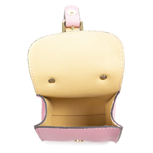 Annicco mini bolso de mano y bandolera mujer. Piel auténtica acabado Dollaro.