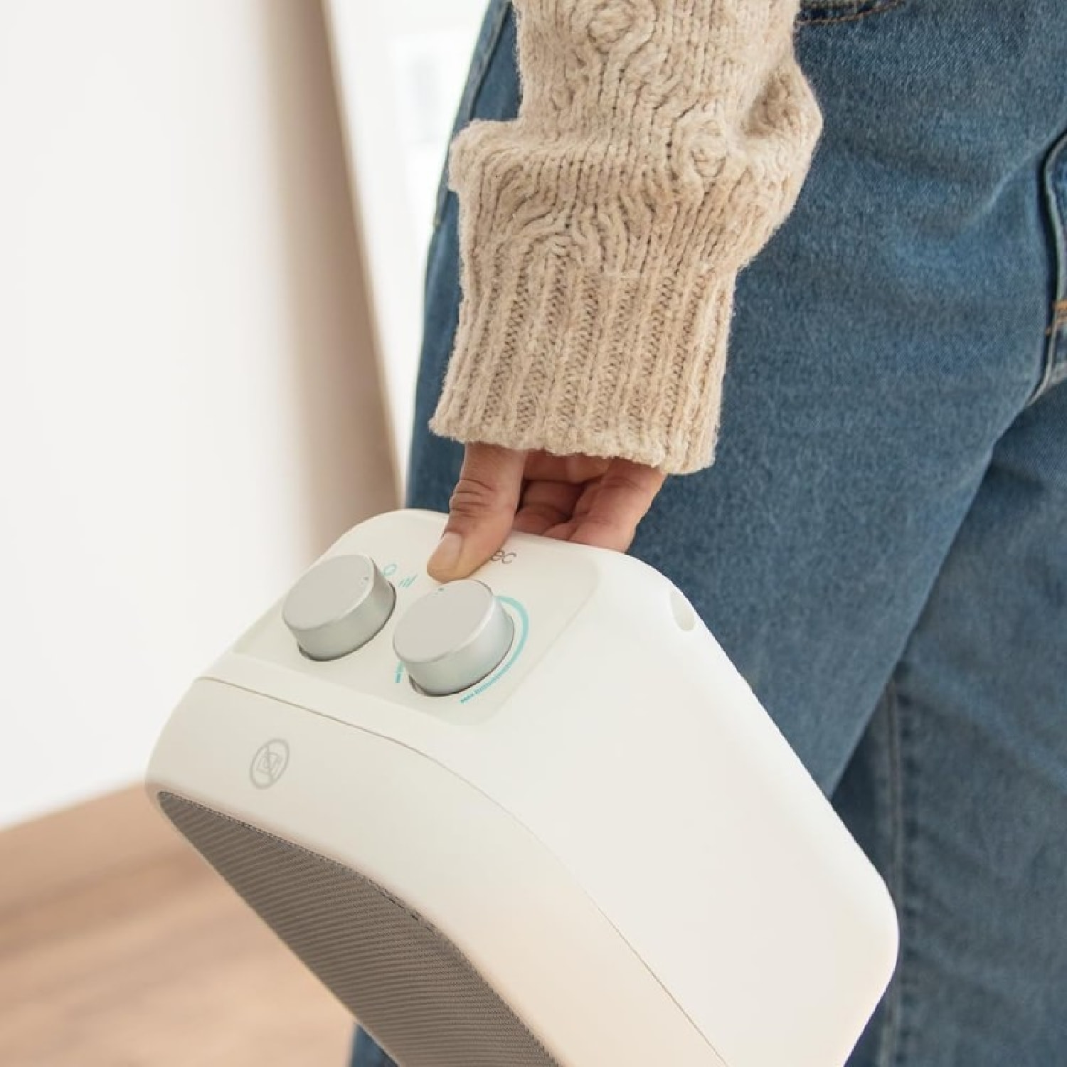 Cecotec Calefactor cerámico de sobremesa ReadyWarm 1500 Max Ceramic White