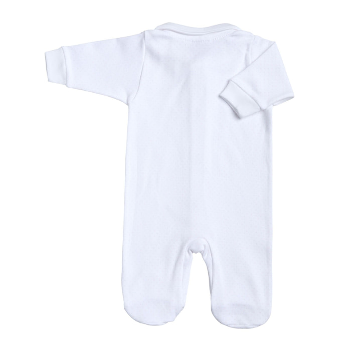 Pelele Est. Cont. Topitos Rosa Talla 1