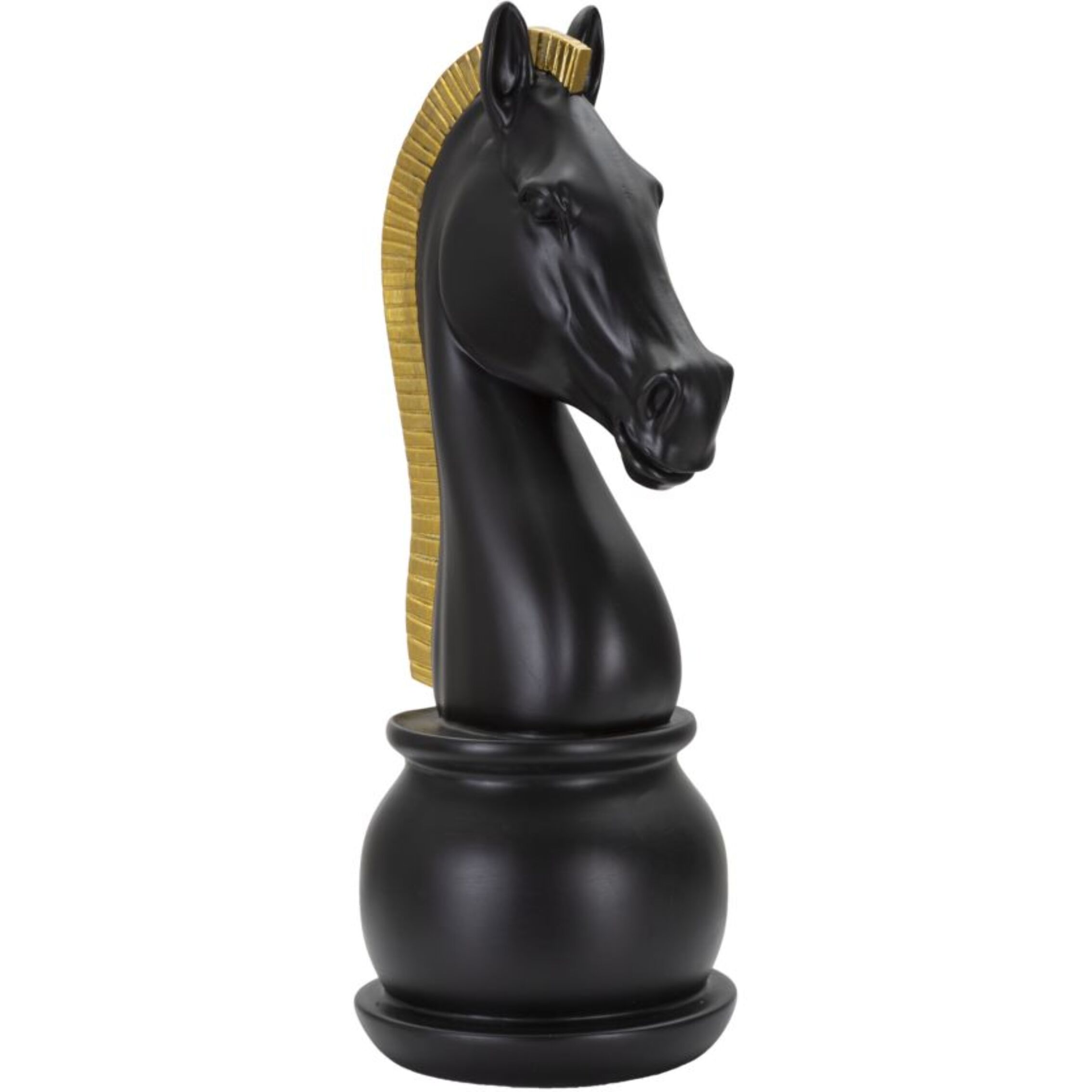 CAVALLO NERO E ORO CM Ø 18,5X50
