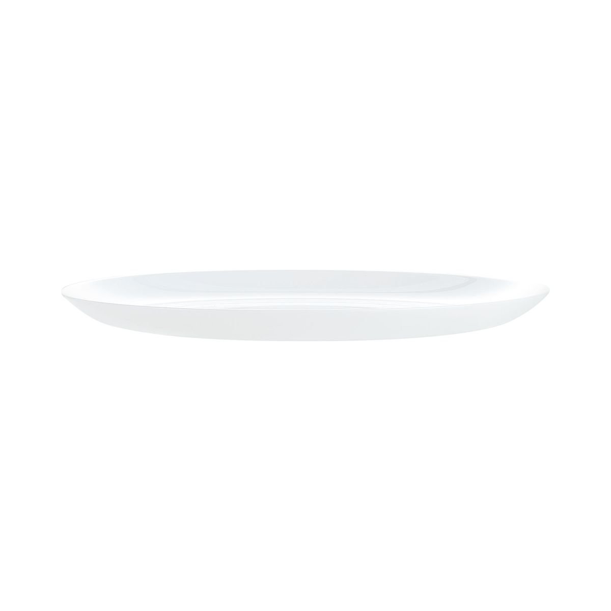 Assiette plate  Diwali Blanc - Luminarc - verre opale extra résistant