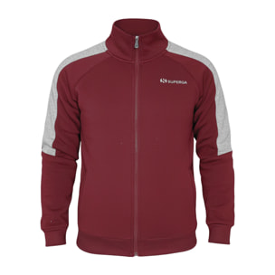 Tuta Uomo SUPERGA Cotone Felpato Full Zip