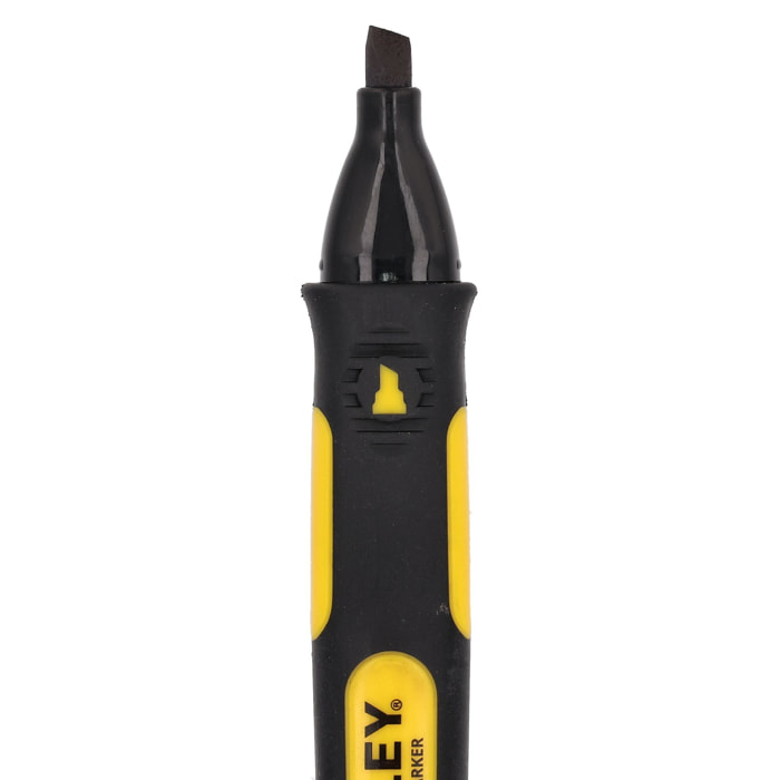 Lot de 2 Marqueurs noirs, pointe large biseautée