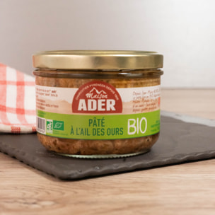 Paté de porc BIO a l'ail des ours -180g - France