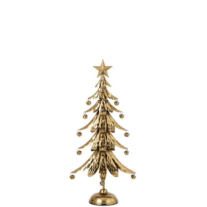 J-Line Sapin de Noël - fer - doré - small