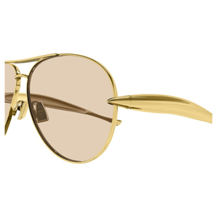 Gafas de Sol Bottega Veneta BV1305S-002 de Metal Unisex 64 mm
