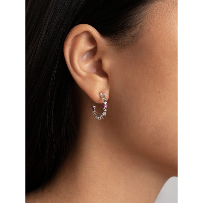 Orecchino Stellar Colors in Argento