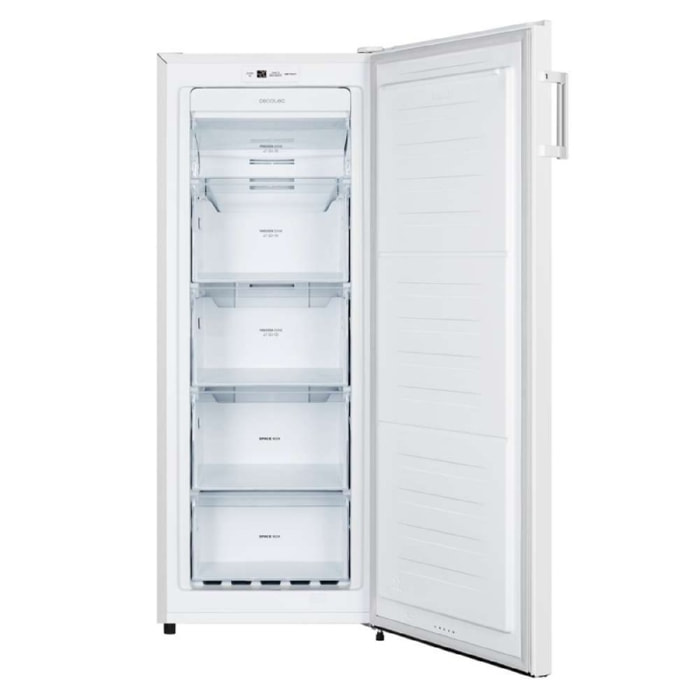 Cecotec Congelatore verticale Bolero CoolMarket UF 155 White E
