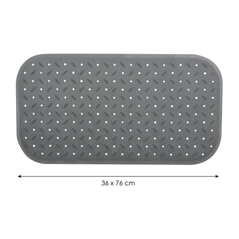 Tapis Fond de baignoire antidérapant Caoutchouc CLASS Gris MSV