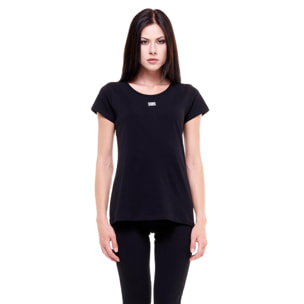 T-shirt da donna maniche corte girocollo Basic