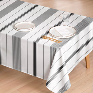Nappe imprimée anti-tâches MALIBÚ ANTHRACITE